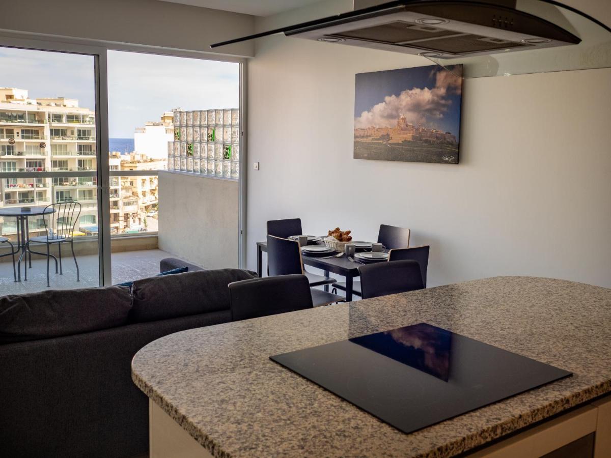 דירות Saint Julian's 6Th Floor Spinola Seaview In St Julians מראה חיצוני תמונה